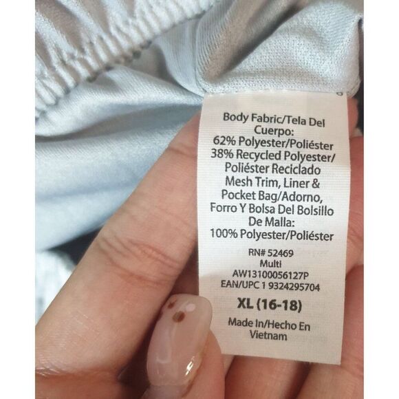 Athletic Works Womens Running Shorts XL Artic Tie-Dye Sporty Lined Fitness Gym - Picture 8 of 9